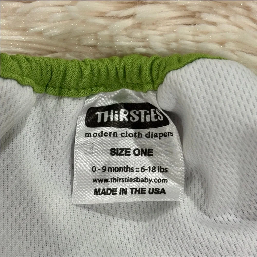 Thirsties Cloth Swim Diaper in Leap Frog size 1